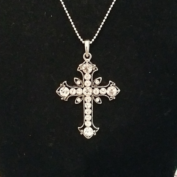 Premier Designs Jewelry - Crystal cross necklace Premier Designs Jewelry - Crystal cross necklace